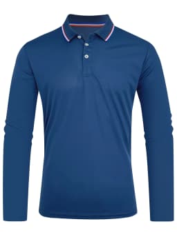 Men's Spring and Autumn Casual Breathable Comfortable Polo Shirt Hot Selling Fashion Men's Business Long Sleeve T-Shirt