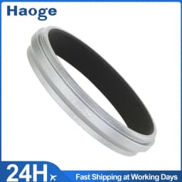 Haoge Lens Filter Adapter Ring for Fujifilm X100VI X100V 49mm UV CPL ND AR-X100 Silver