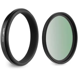 Haoge Lens Filter Adapter Ring for Fujifilm X100VI X100V 49mm UV CPL ND AR-X100 Silver