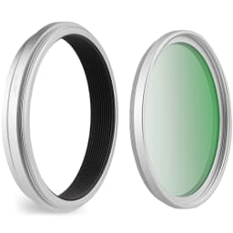 Haoge Lens Filter Adapter Ring for Fujifilm X100VI X100V 49mm UV CPL ND AR-X100 Silver