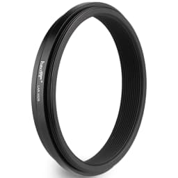 Haoge Lens Filter Adapter Ring for Fujifilm X100VI X100V 49mm UV CPL ND AR-X100 Silver