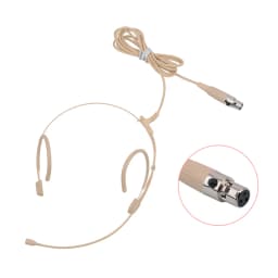 Professional Headset Microphone For Sennheiser Shure AKG Bodypack 3.5mm Locking 4 Pin 3 Pin Condenser Headworn Mic Thick Cable