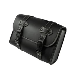 Moto Saddlebag Model Side PU Leather Luggage Saddle Bag Storage Tool Pouch For Harley Sportster XL883 XL1200 Universal XL 883