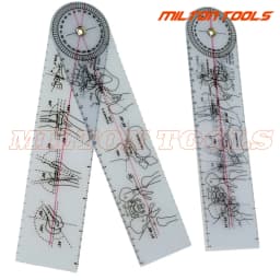 8inch Goniometer Angle Medical Ruler Rule Joint Orthopedics Tool Instruments Plastic Protractor