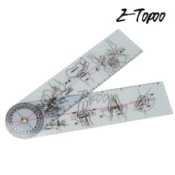 8inch Goniometer Angle Medical Ruler Rule Joint Orthopedics Tool Instruments Plastic Protractor
