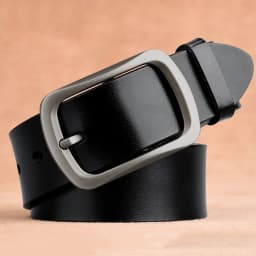 CEXIKA Real Cow Genuine Leather Belt Men Plus Size 120 130 140 150 160 170cm Cowboy Cowskin Pin Buckle Waist Belts for Jeans