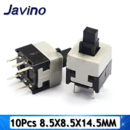 10/50/100PCS/LOT 5.8x5.8 7x7 8x8 8.5x8.5mm Self Locking / UNlock Push Tactile Power Micro Switch 6 Pin Button Switches