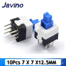 10/50/100PCS/LOT 5.8x5.8 7x7 8x8 8.5x8.5mm Self Locking / UNlock Push Tactile Power Micro Switch 6 Pin Button Switches