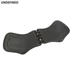 For Harley Touring Street Road Glide Dyna Fatboy Softail Sportster Motorcycle Universal PU Leather Heat Saddle Shield Deflectors