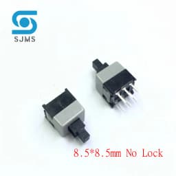 10PCS Tactile Push Button Switch Self Locking 5.8*5.8MM 7*7MM 8*8MM 8.5*8.5MM Reset Micro Switch + (10PCS A16 Tact Cap)