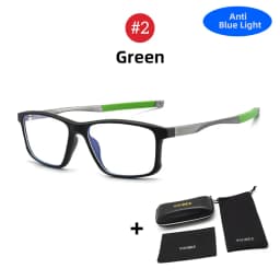 VIVIBEE Sports Men Blue Light Blocking Gaming Glasses Aluminum Temples UV400 Anti Blue Ray 2026 Male Office Square Eyeglasses