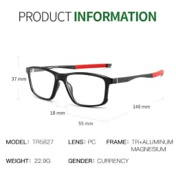 VIVIBEE Sports Men Blue Light Blocking Gaming Glasses Aluminum Temples UV400 Anti Blue Ray 2026 Male Office Square Eyeglasses