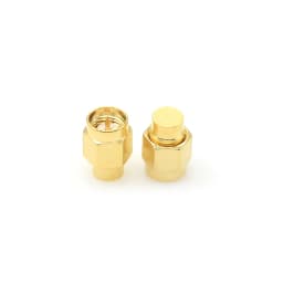 2-20PCS 2W 6GHz 50 ohm SMA Male RF Coaxial Termination Dummy Load Gold Plated Cap Connectors Accessories
