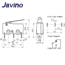 10-100PCS Tact Switch on off KW11-3Z 5A 250V Microswitch 3PIN Buckle New Straight Handle Switch The Micro Switch Contact Button
