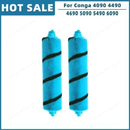 Compatible For Cecotec Conga 4090 4490 4690 5090 5490 6090 Spare Parts Accessories Roller Main Side Brush Hepa Filter Mop Rag