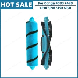 Compatible For Cecotec Conga 4090 4490 4690 5090 5490 6090 Spare Parts Accessories Roller Main Side Brush Hepa Filter Mop Rag
