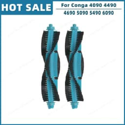 Compatible For Cecotec Conga 4090 4490 4690 5090 5490 6090 Spare Parts Accessories Roller Main Side Brush Hepa Filter Mop Rag