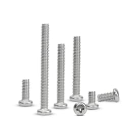 20/50pcs Cross Recessed Pan Head Screws M3 M4 M5 M6 304 Stainless Steel Machine Screw Philips Wood Screw GB818-85 Screw