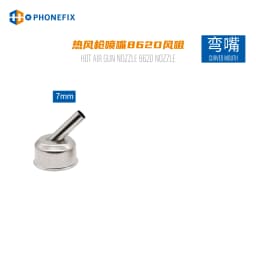 ATTEN ST-862D Universal Nozzle 45 Degree Bent Curved /Straight/Spiral Nozzle Sleeves Soldering Station Hot Air Gun Welding Tool