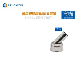 ATTEN ST-862D Universal Nozzle 45 Degree Bent Curved /Straight/Spiral Nozzle Sleeves Soldering Station Hot Air Gun Welding Tool