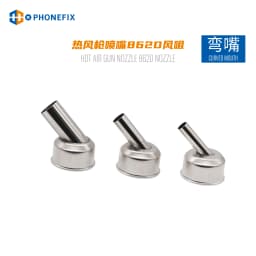 ATTEN ST-862D Universal Nozzle 45 Degree Bent Curved /Straight/Spiral Nozzle Sleeves Soldering Station Hot Air Gun Welding Tool