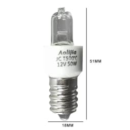 50W 12V E14 Oven Light Bulb Microwave Oven Lamp High Temperature Resistant 500℃ Halogen Lamp Bulb Dryer Microwave Light Dropship