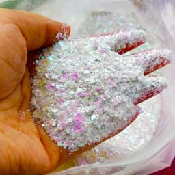 50G Chameleon Glitter Hexagon Paillette Nail Sequins Flakes Mixed Color Shift Glitter Nail Art Flake Manicure Chunky Glitter #M9