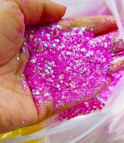 50G Chameleon Glitter Hexagon Paillette Nail Sequins Flakes Mixed Color Shift Glitter Nail Art Flake Manicure Chunky Glitter #M9