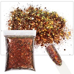 50G Chameleon Glitter Hexagon Paillette Nail Sequins Flakes Mixed Color Shift Glitter Nail Art Flake Manicure Chunky Glitter #M9