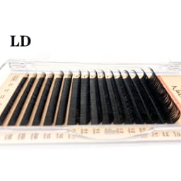 L / L+ / LC / LD / LU Curl False Eyelash Extensions Matte Black 8-15mm Mixed PBT Mink Eyelashes L M Shaped Lashes for Makeup