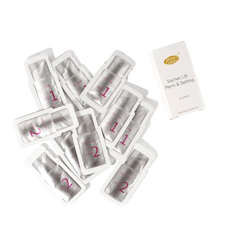 5 Pairs/Box Fast Perm Sachet Lift Lotion Lashes Lifting 5 Minutes Quick Stereotype Hygiene Convenience Use Makeup Beauty