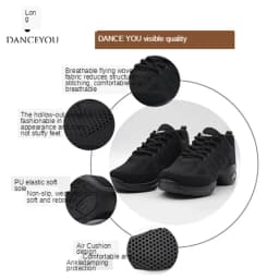 New Coming Dance Sneakers Jazz Shoes Dancing Modern Footwear Belly Contemporary Gym Dancers Leisure Sports Men Women Child Adult