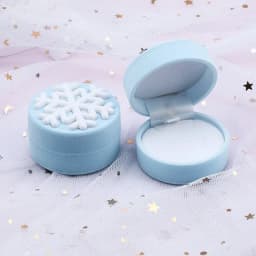 One Piece Velvet Jewelry Box Gift Box Container Wedding Ring Box Ring Case Earrings Holder For Jewelry Display & Gift Package