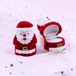 One Piece Velvet Jewelry Box Gift Box Container Wedding Ring Box Ring Case Earrings Holder For Jewelry Display & Gift Package