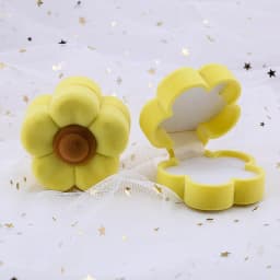 One Piece Velvet Jewelry Box Gift Box Container Wedding Ring Box Ring Case Earrings Holder For Jewelry Display & Gift Package