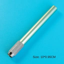 1 Pcs Adjustable Dual Head / Single Head Pencil Extender Holder Sketch School Painting Art Write Tool for Writing Metal Color Ro