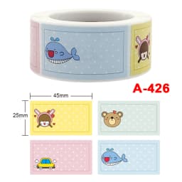 1 Roll Self-Adhesive Removable Freezer Refrigerator Food Storage Paper Sticker Labels White Date Stickers For Home Storage Tags