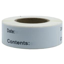 1 Roll Self-Adhesive Removable Freezer Refrigerator Food Storage Paper Sticker Labels White Date Stickers For Home Storage Tags