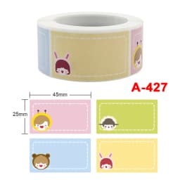 1 Roll Self-Adhesive Removable Freezer Refrigerator Food Storage Paper Sticker Labels White Date Stickers For Home Storage Tags