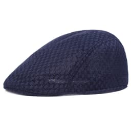 2026 New Summer Casual Beret Hat Unisex Mesh Flat Caps Newsboy Style Adjustable Fashion Breathable Summer Hat for Women Men Caps