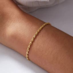 EMANCO Twisted Rope Chain Bracelet for Woman Hip Hop Punk 4MM Gold Color Stainless Steel Gold Color Necklace Fashion Jewelry
