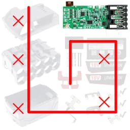For M18 Charging Protection Circuit Board PCB For Milwaukee 18V 3Ah 4Ah 5Ah 6Ah Li-ion Battery 48-11-1811 PCB Board Motherboard