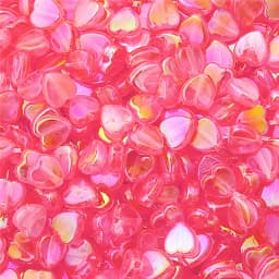 100pcs Transparent AB Color Five-pointed Star Heart Acrylic Beads Loose Spacer Beads for Jewelry Making DIY Bracelet Accessories