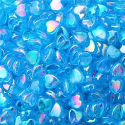 100pcs Transparent AB Color Five-pointed Star Heart Acrylic Beads Loose Spacer Beads for Jewelry Making DIY Bracelet Accessories
