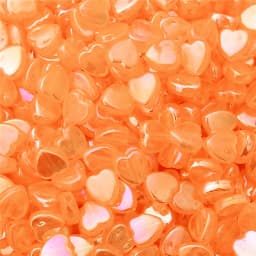 100pcs Transparent AB Color Five-pointed Star Heart Acrylic Beads Loose Spacer Beads for Jewelry Making DIY Bracelet Accessories