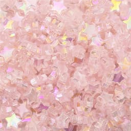 100pcs Transparent AB Color Five-pointed Star Heart Acrylic Beads Loose Spacer Beads for Jewelry Making DIY Bracelet Accessories