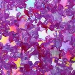 100pcs Transparent AB Color Five-pointed Star Heart Acrylic Beads Loose Spacer Beads for Jewelry Making DIY Bracelet Accessories