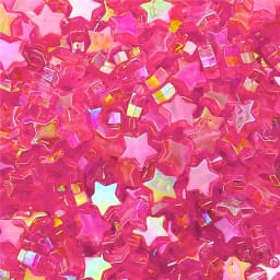 100pcs Transparent AB Color Five-pointed Star Heart Acrylic Beads Loose Spacer Beads for Jewelry Making DIY Bracelet Accessories