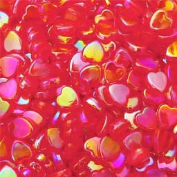 100pcs Transparent AB Color Five-pointed Star Heart Acrylic Beads Loose Spacer Beads for Jewelry Making DIY Bracelet Accessories