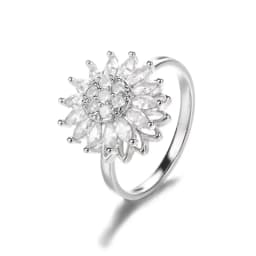 Anti Stress Anxiety Fidget Rings for Women Stainless Steel Sunflower Sun Star Spinner Ring Christmas Jewelry Gifts Dropshipping